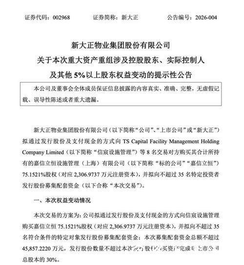 新大正9.17亿元收购嘉信立恒:未见业绩承诺 一董事反对一独董弃权 新大正9.17亿元收购嘉信立恒:未见业绩承诺 一董事反对一独董弃权