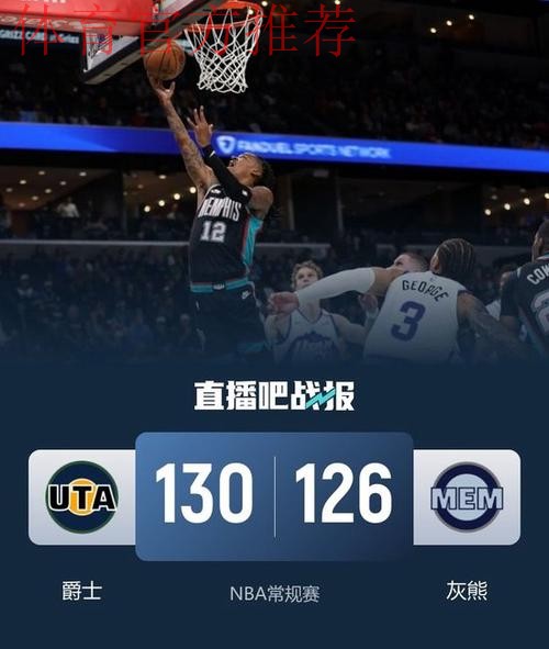 莫兰特复出21+10灰熊惜败爵士 乔治39+6+8生涯新高